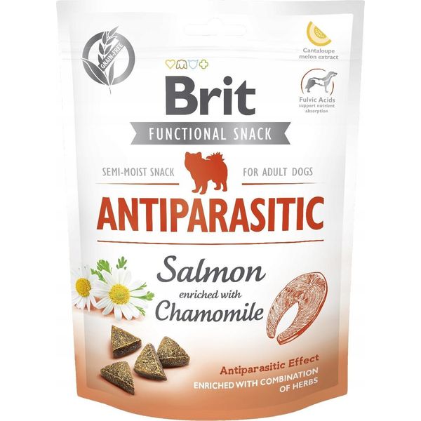 Brit Care Snack Funzionale Per Cani Salmone Antiparassitario 150 G-image