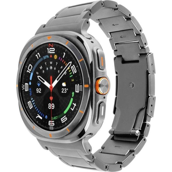 Bracciale Fisso In Titanio Per Apple Watch 49/46/45/44 Mm, Grigio-image