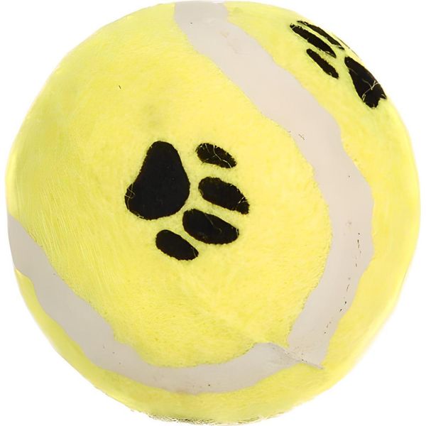 Pallina Da Tennis Beeztees - Giocattolo Per Cani - Giallo - 6,5 Cm-image