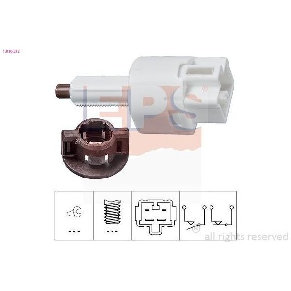 Toyota Auris Interruttore Luce Stop 1,33 10--image