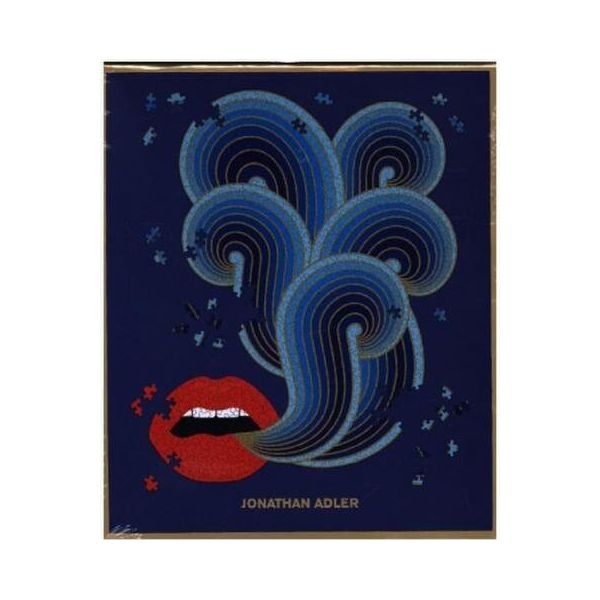Galison Puzzle A Forma Di Metallo Jonathan Adler: Labbra 750 Pezzi-image