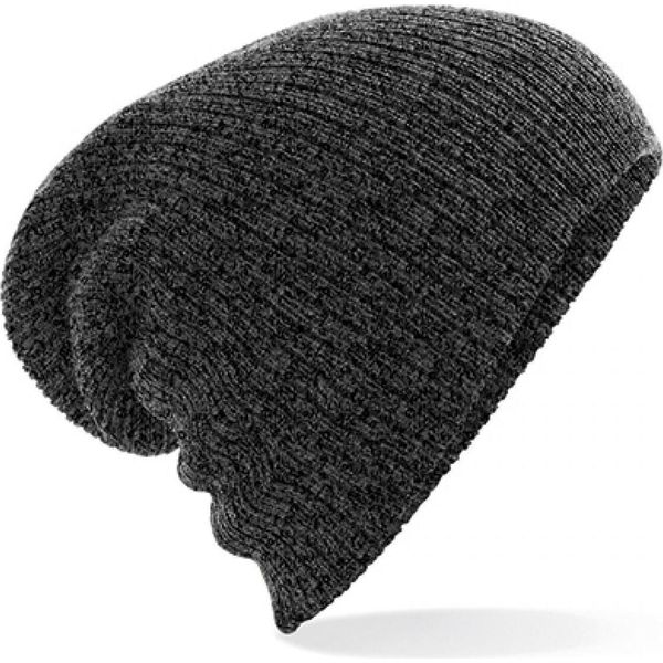 Beechfield B449 | Heavy Gauge Slouch Beanie - Colore: Grigio Antico - Taglia: Unica-image