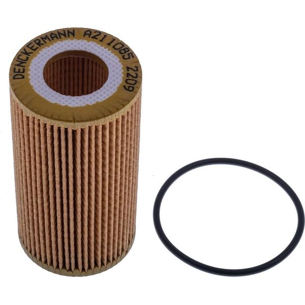 Filtro Olio Denckermann A211085 Elemento Filtrante Per Ford Focus Mk4 Turnier (Hp) Tourneo Connect / Grand Tourneo Connect V408 Estate Kuga Mk3-image