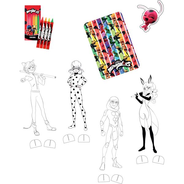 Set Regalo Miraculous Ladybug & Cat Noir 24 Pezzi Piccoli Regali-image