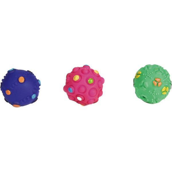 Palla Per Cuccioli Beeztees - Gioco Per Cani - Vinile - Colori Assortiti - 5 Cm-image