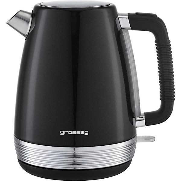 Bollitore Elettrico Grossag 1,7L Nero/Metallico-image