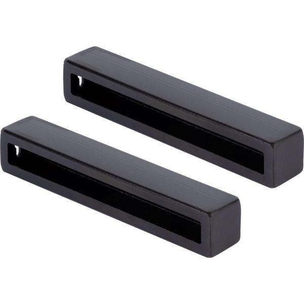 Alberts 834944 Mensola Jona, Una Coppia, Mensole In Coppia O Singolarmente, Nero, Dimensioni 40 X 220 X 40 Mm-image