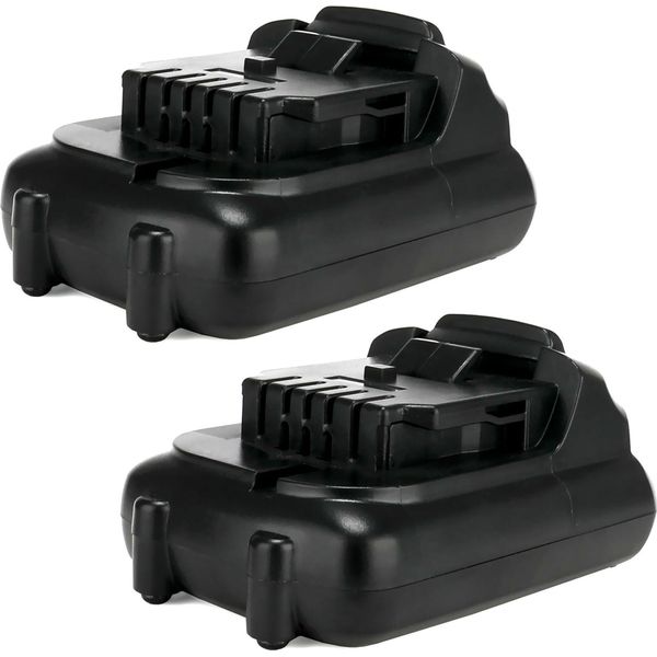 2X Cellonic Batteria DCB127, DCB121,DCB123, DCB123, DCB125 Compatibile Con DCR020, DCR020, DCR027, DCD710D2, DCE089, DCL040 Ricambio Da 2Ah, 10.8V, Per Utensile Attrezzo Power Tool-image