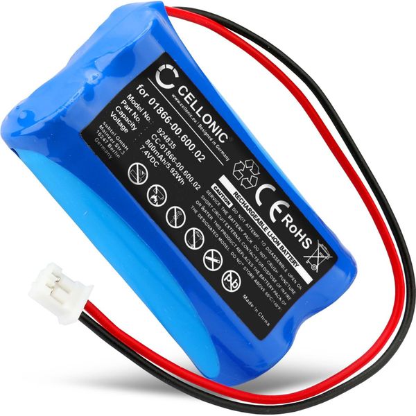 Subtel Batteria 01866-00.600.02 Compatibile Con Gardena C 1060 Solar Plus Ricambio Da 800Mah, 7.4V, Per Utensile Attrezzo Power Tool-image