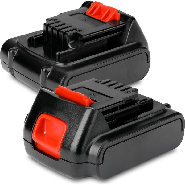 2X Cellonic Batteria BL1114, BL1314, BL1514 Compatibile Con Black & Decker EGBL14KB, Egbl14K,Asd14Kb, ASL148KB, EGBHP146BK, EGBHP146K Ricambio Da 2.5Ah, 14.4V, Per Utensile Attrezzo Power Tool-image