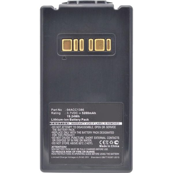 Cellonic, Batteria Per Lettore Codice A Barre Compatibile Con Datalogic Falcon X3, Falcon X4, Falcon X3 Plus (5200Mah, 3.7V)-image