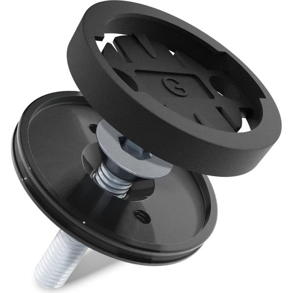 Subtel Supporto Gps Da Manubrio Bici – Staffa Anteriore Aero Regolabile Per Ciclocomputer – Attacco Manubrio 25Mm 32Mm 35Mm – Nero-image