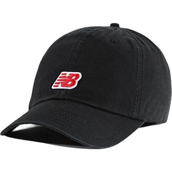 Berretto Sportivo New Balance Patch Logo LAH51013 Nero Taglia Unica-image