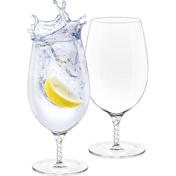 Wilmax Bicchieri Da Birra Fatti A Mano | Set Di 2 | 420 Ml | Bicchieri Da Bere | Bicchieri Da Birra | Lavabili In Lavastoviglie | Bicchieri Da Birra | Bicchieri Da Birra | Bicchieri Da Birra-image