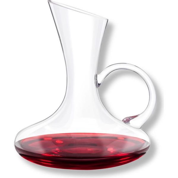 Wilmax Caraffa Per Vino Rosso | 1200 Ml | Caraffa Per Vino In Vetro | Decanter Per Vino | Decanter Per Vino | Caraffa Per Vino In Vetro | Bicchieri Per Vino Bianco-image