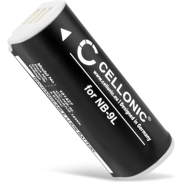 Cellonic, Batteria Per Fotocamera, Compatibile Con Canon Ixus 510 Hs, 500, NB-9L, 1000, 1100 (3.7V, 600Mah)-image