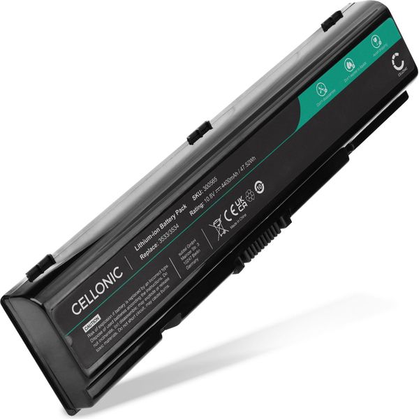 Cellonic Batteria Compatibile Con Toshiba Satellite Pro L300, L300D, L500, L500D, A300, A300D, Satellite L300, L300D 4400Mah 10.8V - 11.1V Ricambio Per Portatili, Notebook, Laptop-image