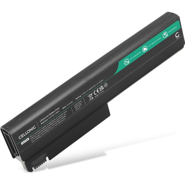 Cellonic Batteria Compatibile Con Hp Compaq 6710B, 6910P, 6715S, Nc6320, Nc6400, Nx6110, Nc6120, Nx6325 4400Mah 10.8V - 11.1V Ricambio Per Portatili, Notebook, Laptop-image