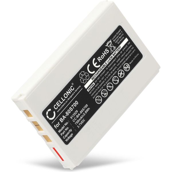 Subtel, Batteria Per Lettore Codice A Barre Compatibile Con Cipherlab 8001 Compatibile Con Metrologic SP5500 Optimus S, 5500 Optimus S (750Mah, 3.7V)-image