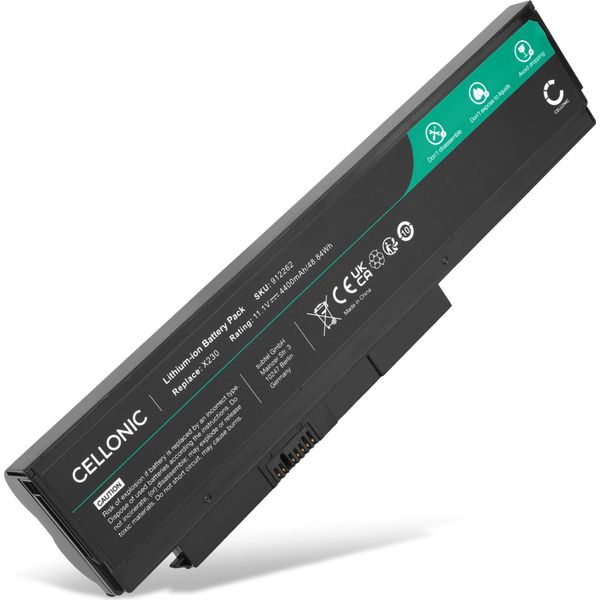 Cellonic Batteria Compatibile Con Lenovo Thinkpad X220, Thinkpad X220I, Thinkpad X230I 4400Mah 10.8V - 11.1V Ricambio Per Portatili, Notebook, Laptop-image