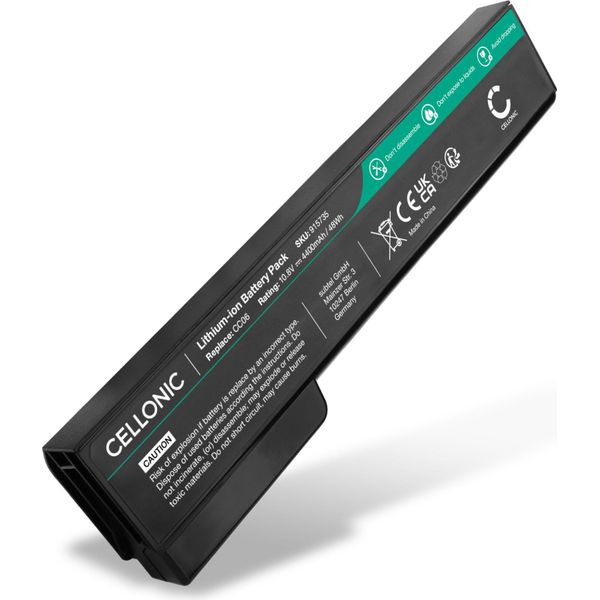 Cellonic Batteria Compatibile Con Hp Elitebook 8470P, 8570P, 8460P, 8560P, 6470B, 8760W, 8560W, Probook 6570B, 6560B, 6460B, ST09, CC06XL 4400Mah 10.8V-image