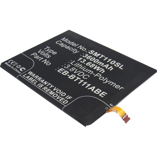 Cellonic, Batteria Per Tablet Compatibile Con Samsung SM-T110 Galaxy Tab 3 7.0 Lite (3.8V, 3600Mah)-image