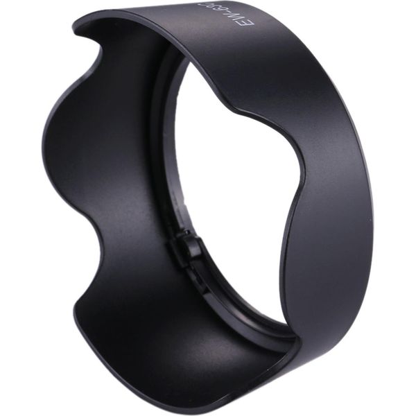 Cellonic Paraluce Compatibile Con Canon EF-S 18-55Mm F/3.5-5.6 Is Stm, EF-S 18-55Mm 1:4-5.6 Is Stm Baionetta EW-63C Lens Hood In Materiale Sintetico Protegge L'obiettivo E La Lente Da Urti E Graffi-image