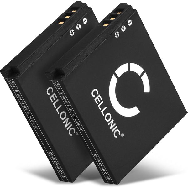 Cellonic, Batteria Per Fotocamera, Compatibile Con Canon Ixus 130, Powershot SD600, Digital NB-4L (3.7V, 850Mah) 2 Pezzi-image
