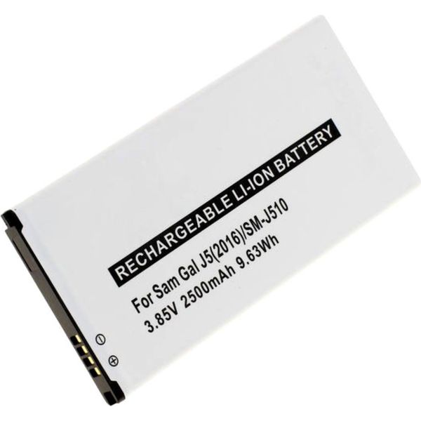 Subtel Batteria EB-BJ510CBE Compatibile Con Samsung Galaxy J5 - SM-J510 (2016) Ricambio Da 2500Mah Sostituzione Per Smartphone Telefono Cellulare-image