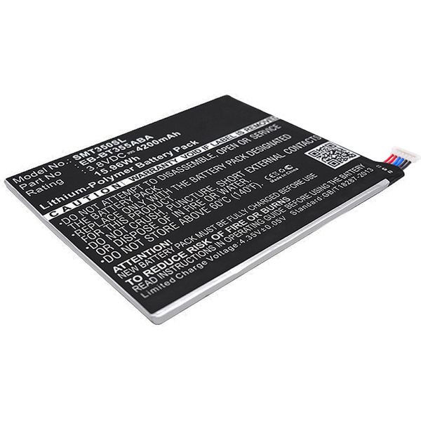 Subtel, Batteria Per Tablet Compatibile Con Samsung SM-T350 Galaxy Tab A 8.0, SM-T355 A (3.8V, 4200Mah)-image