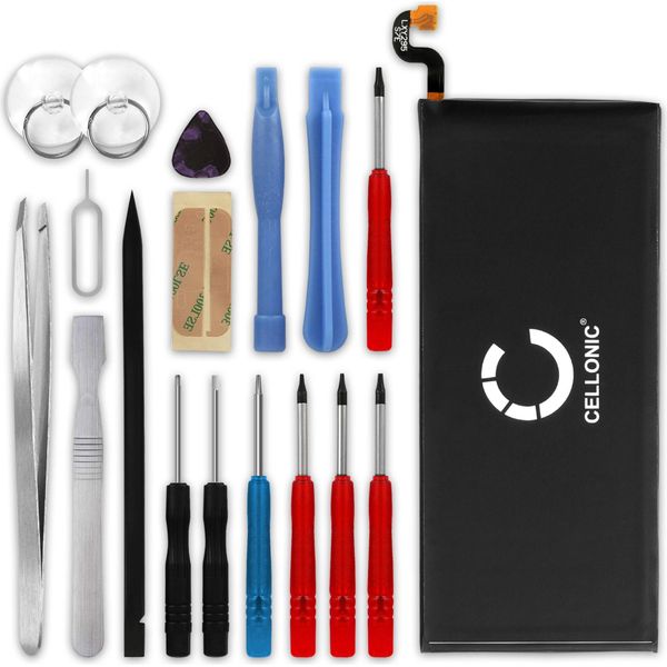 Cellonic Set Batteria Di Ricambio EB-BG935ABA, EB-BG935ABE 3600Mah + Cacciaviti E Strumenti Compatibile Con Samsung Galaxy S7 Edge (SM-G935 / SM-G935F) Sostituzione Per Smartphone-image