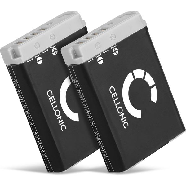 Cellonic, Batteria Per Fotocamera Compatibile Con Canon Powershot G7 X, Powershot SX740 Hs, Powershot G7 X Mark Ii (1010Mah, 3.6V) 2X-image