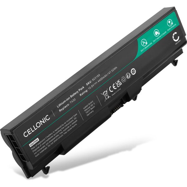 Cellonic Batteria Compatibile Con Lenovo Thinkpad E50, Edge 14, Edge 15 ,Edge E40, Edge E420, Edge E425, Edge E50 4400Mah 10.8V-image