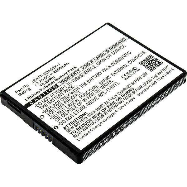 Cellonic, Batteria Per Lettore Codice A Barre Compatibile Con Honeywell EDA50, Scanpal EDA40, Scanpal EDA50K (4000Mah, 3.8V)-image