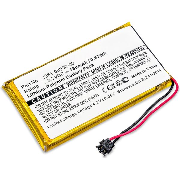 Cellonic, Batteria Per Smartwatch E Braccialetto Fitness Compatibile Con Garmin Vivoactive Hr (180Mah, 3.7V) Batteria Di Ricambio 361-00090-00-image