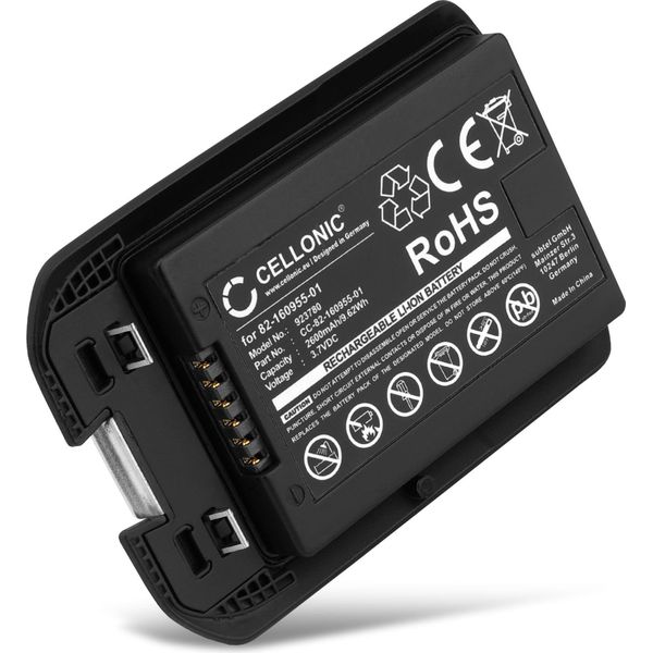 Cellonic, Batteria Per Lettore Codice A Barre Compatibile Con Motorola Symbol MC40, MC40C, MC40N0 (2600Mah, 3.7V)-image