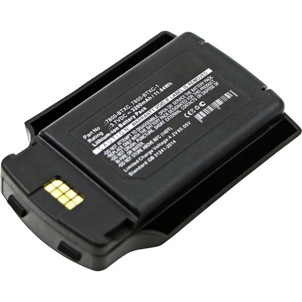 Cellonic, Batteria Per Lettore Codice A Barre Compatibile Con Honeywell Dolphin 7800, Dolphin 7600, Dolphin 7600 Ii (3200Mah, 3.7V)-image