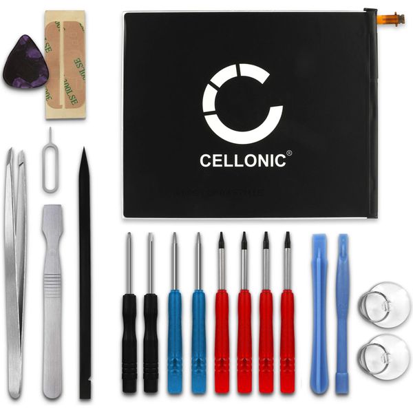 Cellonic, Batteria Per Tablet Compatibile Con Samsung SM-T560 Galaxy Tab E 9.6, SM-T561 E (3.8V, 5000Mah) + Set Di Attrezzi-image