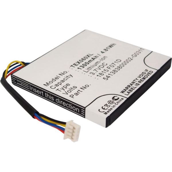 Subtel Batteria Compatibile Con Texas Instruments TI-84 Plus C Silver Edition, Ti-Nspire Cas Touchpad, Ti-Nspire Touchpad 1300Mah 3.7V-image