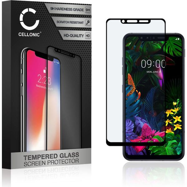 Vetro Temperato 9H Cellonic Compatibile Con Lg G8S Thinq (3D Case-Friendly 9H, Screen Protector Glass Pellicola Protettiva Per Telefono Smartphone-image