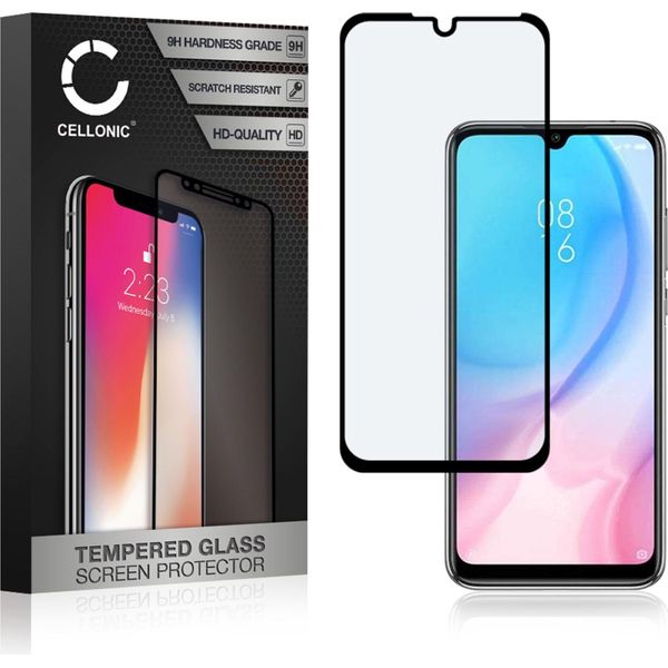Vetro Temperato 9H Cellonic Compatibile Con Xiaomi Mi A3 (3D Full Cover 9H, Screen Protector Glass Pellicola Protettiva Per Telefono Smartphone-image