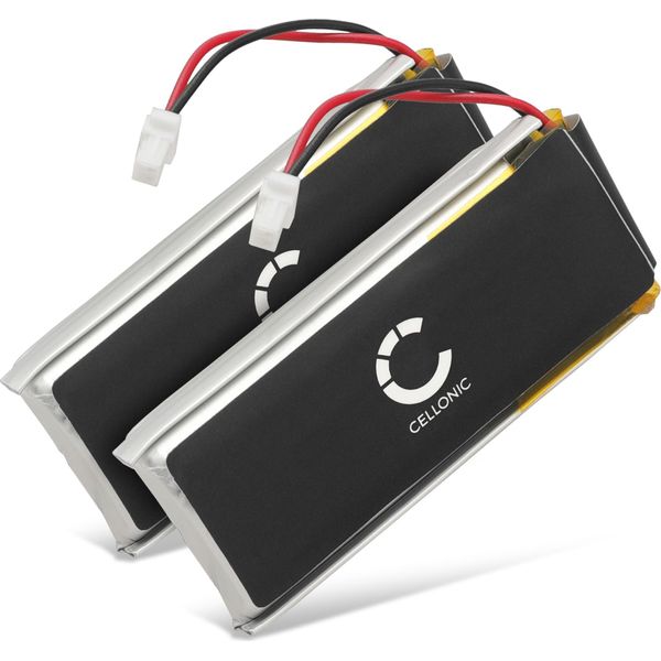 Subtel, Batteria Per Cuffie Compatibile Con Cardo Scala Rider G9, Scala Rider G4, Scala Rider G9X (800Mah, 3.7V) 2X Batteria Di Ricambio BAT00002-image