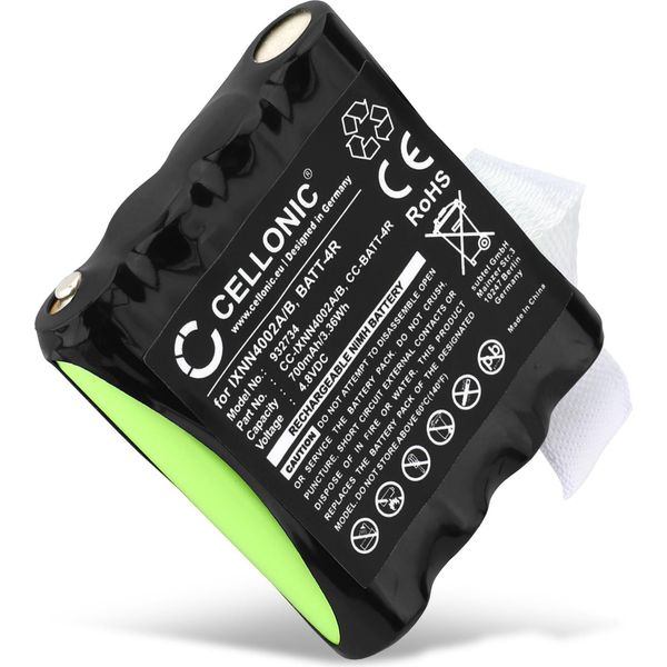 Cellonic, Batteria Per Ricetrasmettitore Compatibile Con Motorola Tlkr T80, Extreme, IXNN4002B, T50, T60 (4.8V, 700Mah)-image