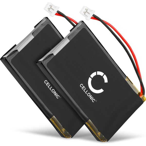 Cellonic, Batteria Per Cuffie Compatibile Con Sena SMH5, SMH-5 (350Mah, 3.7V) 2X Batteria Di Ricambio ICP40/25/40P-image