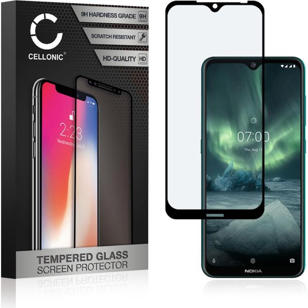Vetro Temperato 9H Cellonic Compatibile Con Nokia 7.2 (3D Case-Friendly 9H, Screen Protector Glass Pellicola Protettiva Per Telefono Smartphone-image