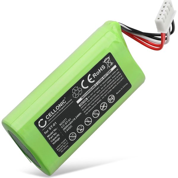 Cellonic, Batteria Per Altoparlante Compatibile Con Sony SRS-X3, SRS-XB2, SRS-XB20 (2600Mah, 7.4V) Batteria Di Ricambio ST-01-image
