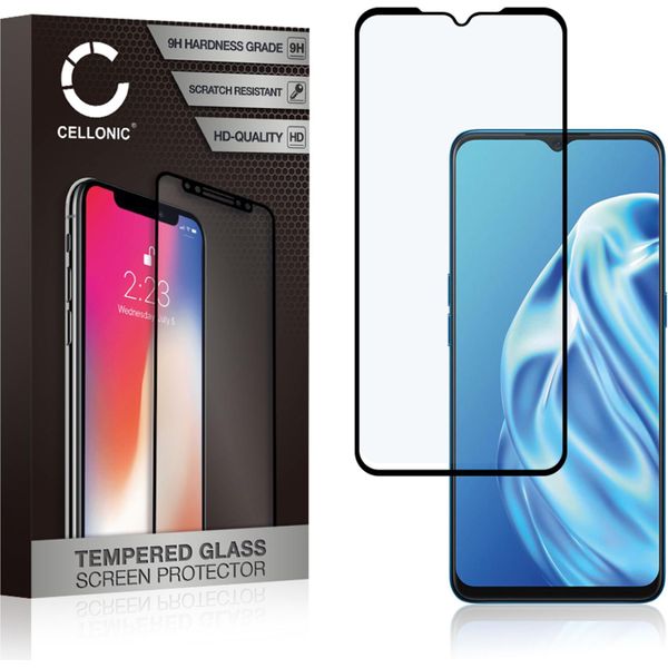 Vetro Temperato 9H Cellonic Compatibile Con Oppo A91 / Find X2 Lite (3D Case-Friendly 9H, Screen Protector Glass Pellicola Protettiva Per Telefono Smartphone-image