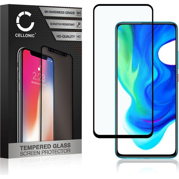 Vetro Temperato 9H Cellonic Compatibile Con Xiaomi Poco F2 Pro (3D Full Cover 9H, Screen Protector Glass Pellicola Protettiva Per Telefono Smartphone-image
