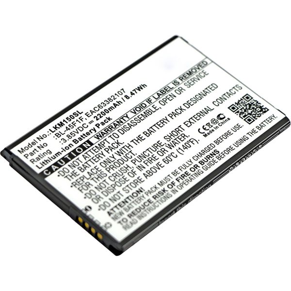 Subtel Batteria BL-45F1F, EAC63321601 Compatibile Con Lg Aristo / Aristo 2 Plus / K4 (2017) / K8 (2017) / K8 Plus (2018) / K9 (2018) Ricambio Da 2000Mah Sostituzione Per Smartphone Telefono Cellulare-image