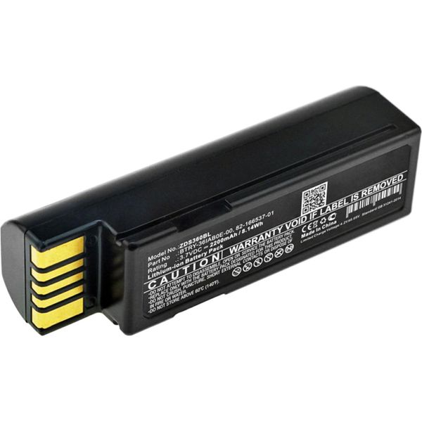 Subtel, Batteria Per Lettore Codice A Barre Compatibile Con Zebra DS3678, LI3678, DS3600 (2200Mah, 3.7V)-image
